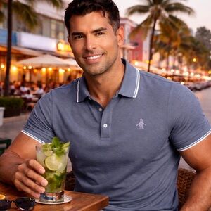 Original Penguin Blue Polo Shirt